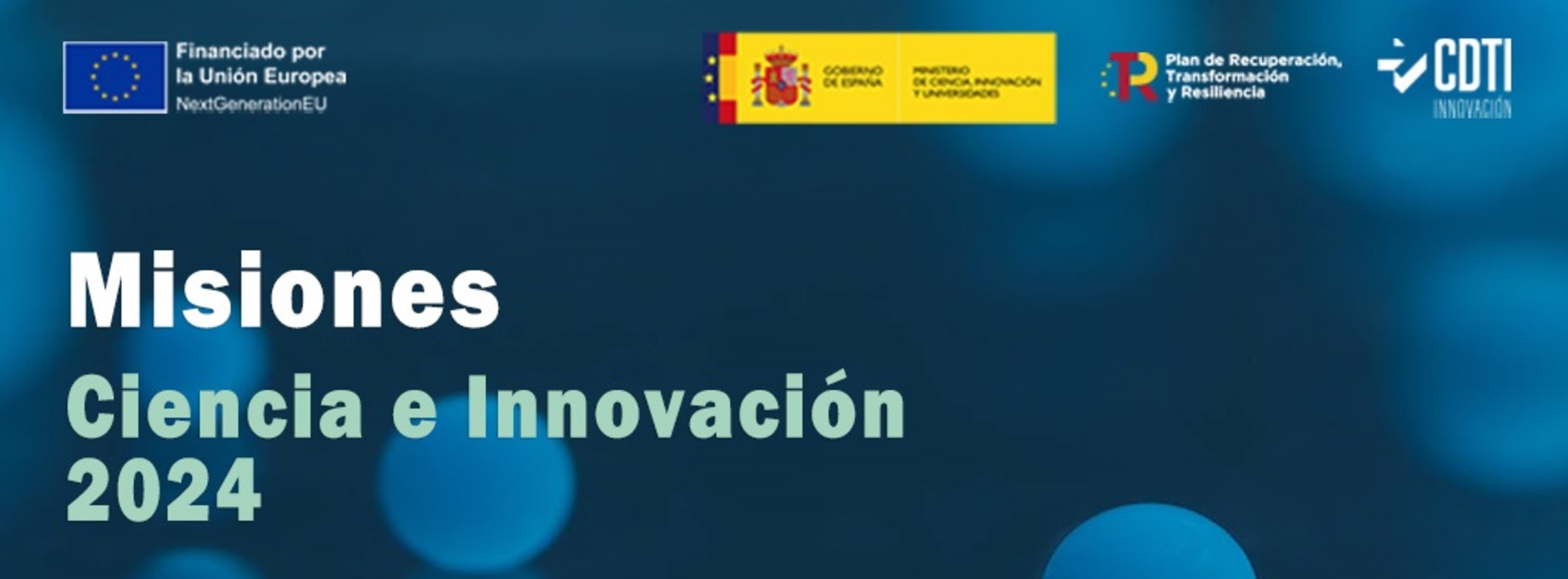 Publicada la convocatoria 2024 del Programa Misiones de Ciencia e Innovación de CDTI